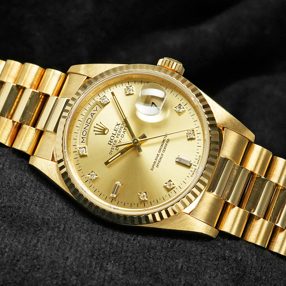 デイデイト 10Pダイヤモンド X番 内箱・1994年保証書付き Ref.18238 中古品 商品画像2