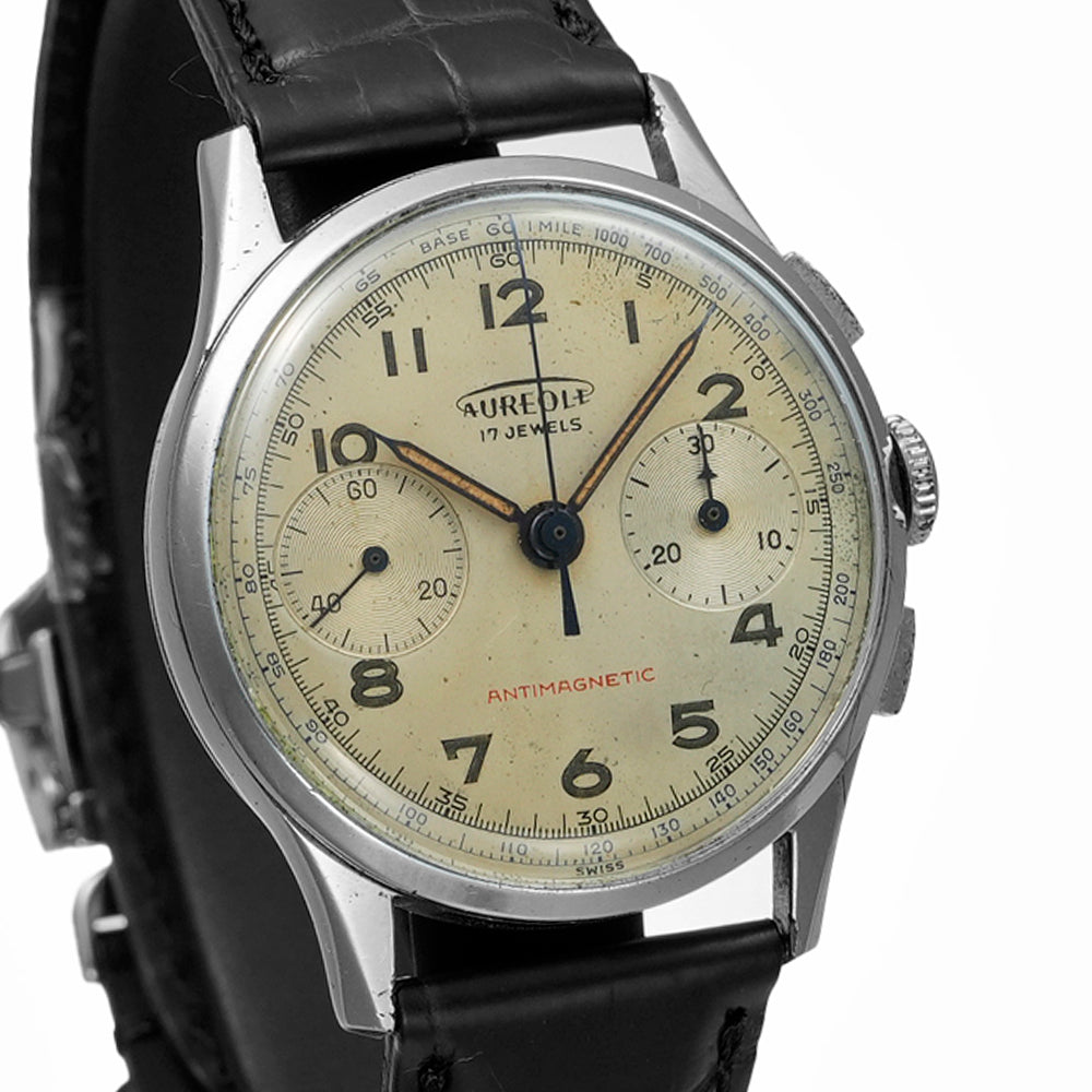 AUREOLE 2カウンター クロノグラフ 1950年代 ランデロン製 Cal.51搭載 アンティーク品 商品画像7