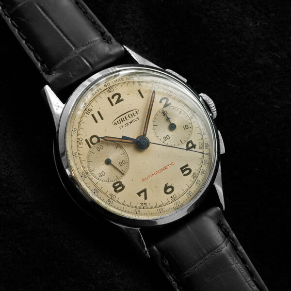 AUREOLE 2カウンター クロノグラフ 1950年代 ランデロン製 Cal.51搭載 アンティーク品 商品画像2