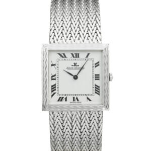 Jaeger-LeCoultre スクエア ホワイトゴールド メッシュブレス 1970年代製造 Ref.4470-22 アンティーク品