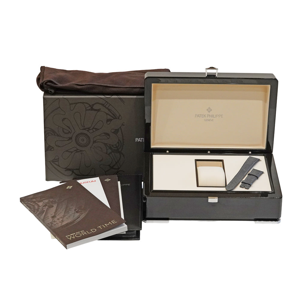 ワールドタイム 箱・替えの純正ベルト付き Ref.5230G-001 中古品 商品画像8