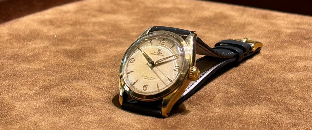 「歴史を纏う腕時計。ロレックス Ref.6084 セミバブルバックの魅力を探る」