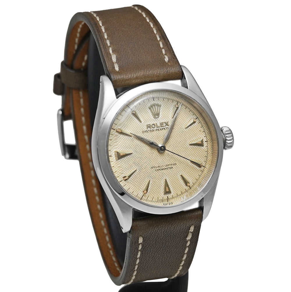 ROLEX セミバブルバック ハニカムダイヤル 1954年前後 Ref.6284 アンティーク品 商品画像3