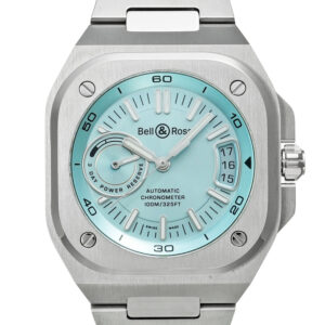 Bell＆Ross BR-X5 アイスブルー 箱・2025年2月保証書付き Ref.BRX5R-1B-ST/SST 中古美品