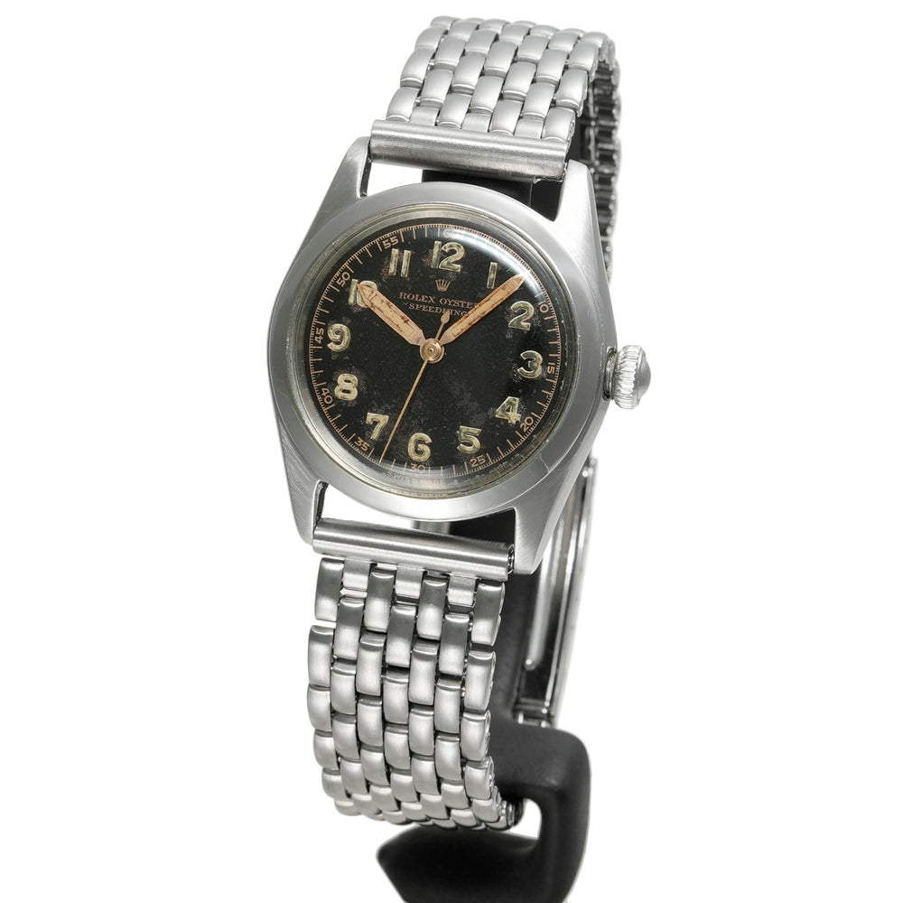 ROLEX オイスタースピードキング ブラックミラーダイヤル 1945年頃製造 Ref.4220 アンティーク品 商品画像3