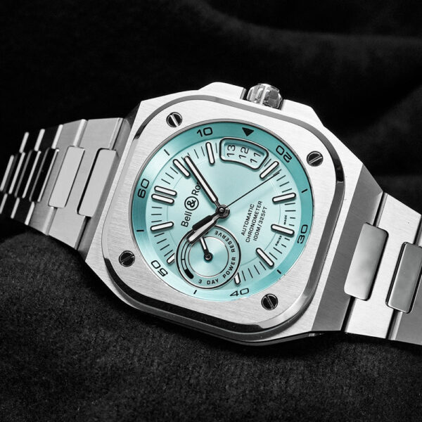 Bell＆Ross BR-X5 アイスブルー 箱・2025年2月保証書付き Ref.BRX5R-1B-ST/SST 中古美品 商品画像2