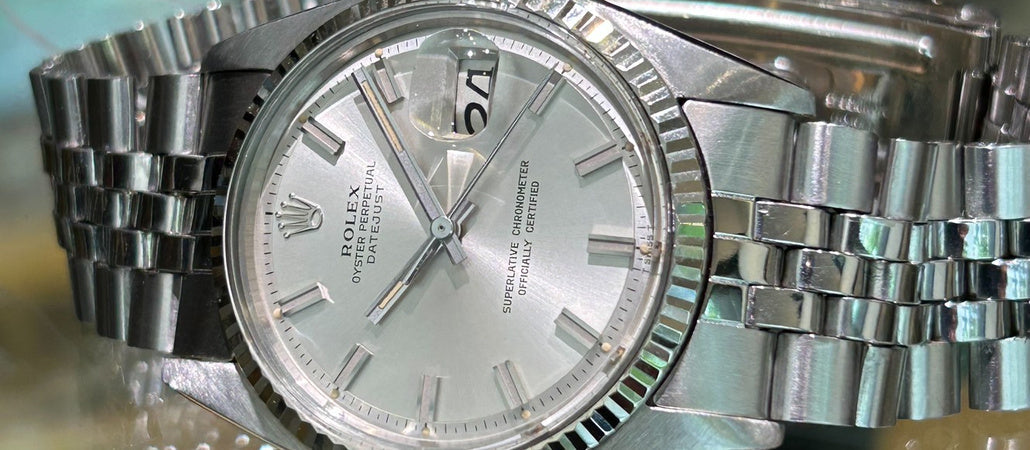 ROLEX デイトジャスト Ref.1601 ワイドボーイ｜太インデックスが際立つ、品格あるヴィンテージモデル