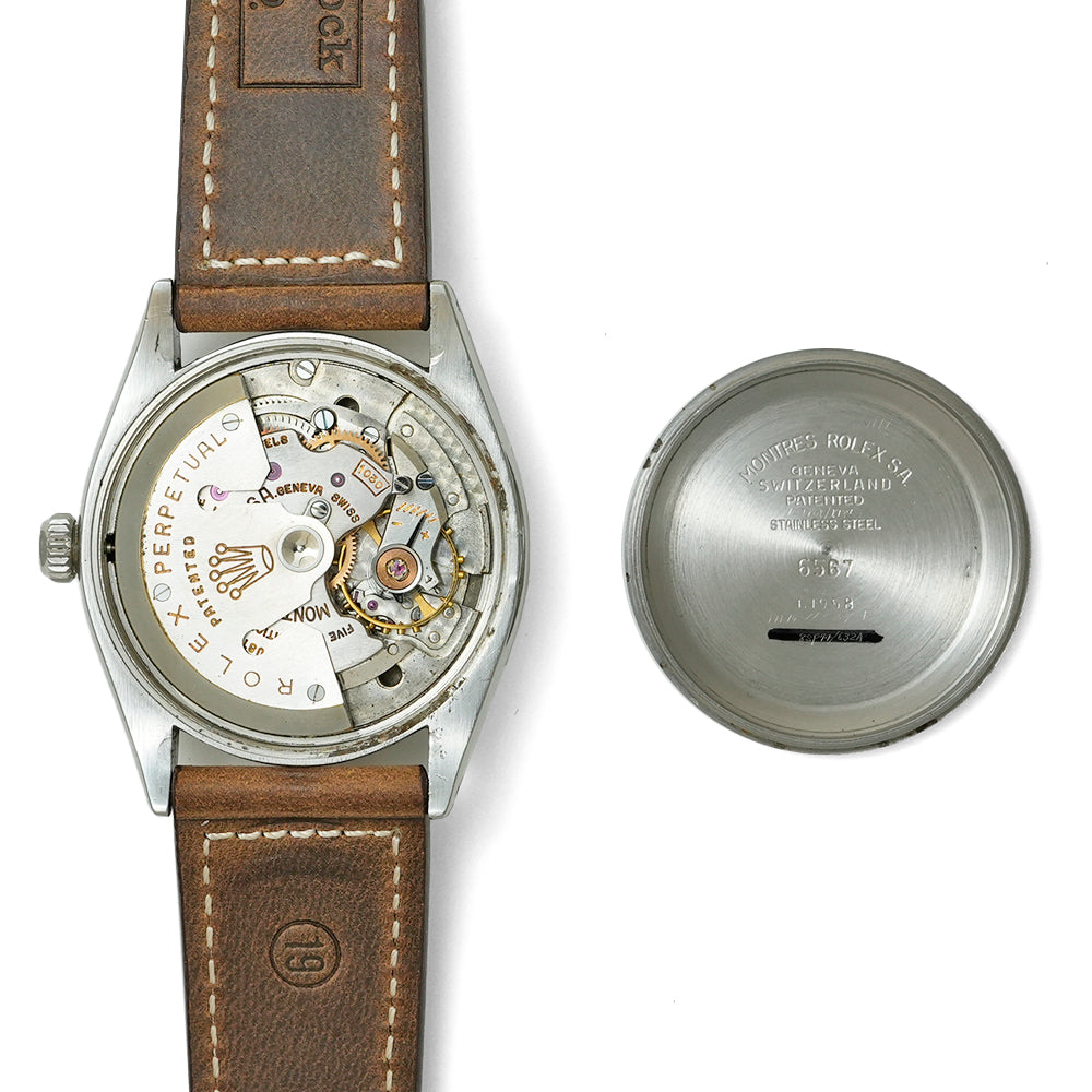 ROLEX オイスターパーペチュアル ドーフィン針 1958年頃製造 Ref.6567 アンティーク品 商品画像5