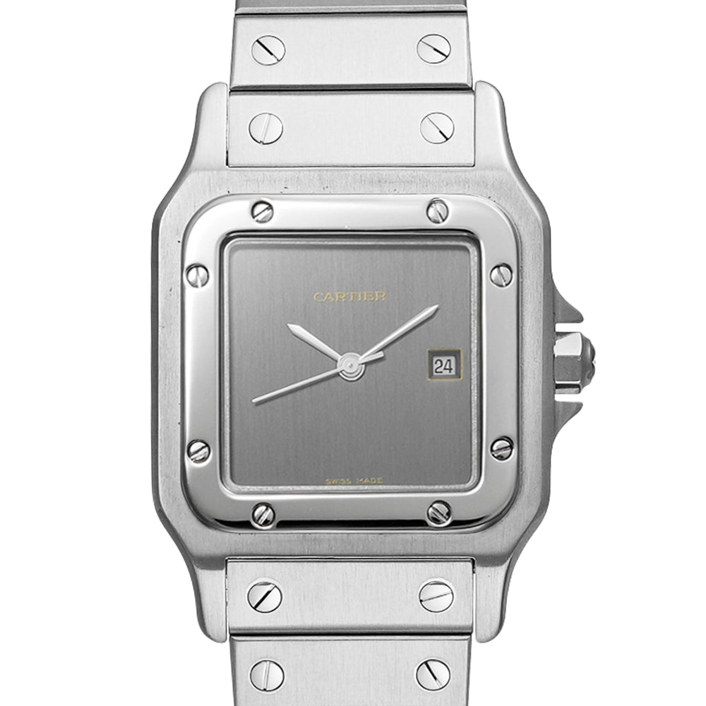 Cartier サントス カレ LM ゴースト サービスダイヤル 1980年代製造 Ref.81036188 アンティーク品 商品画像1
