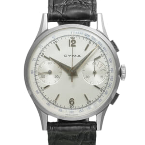 CYMA ラウンド クロノグラフ 1940年代 Cal.バルジュー22 アンティーク品
