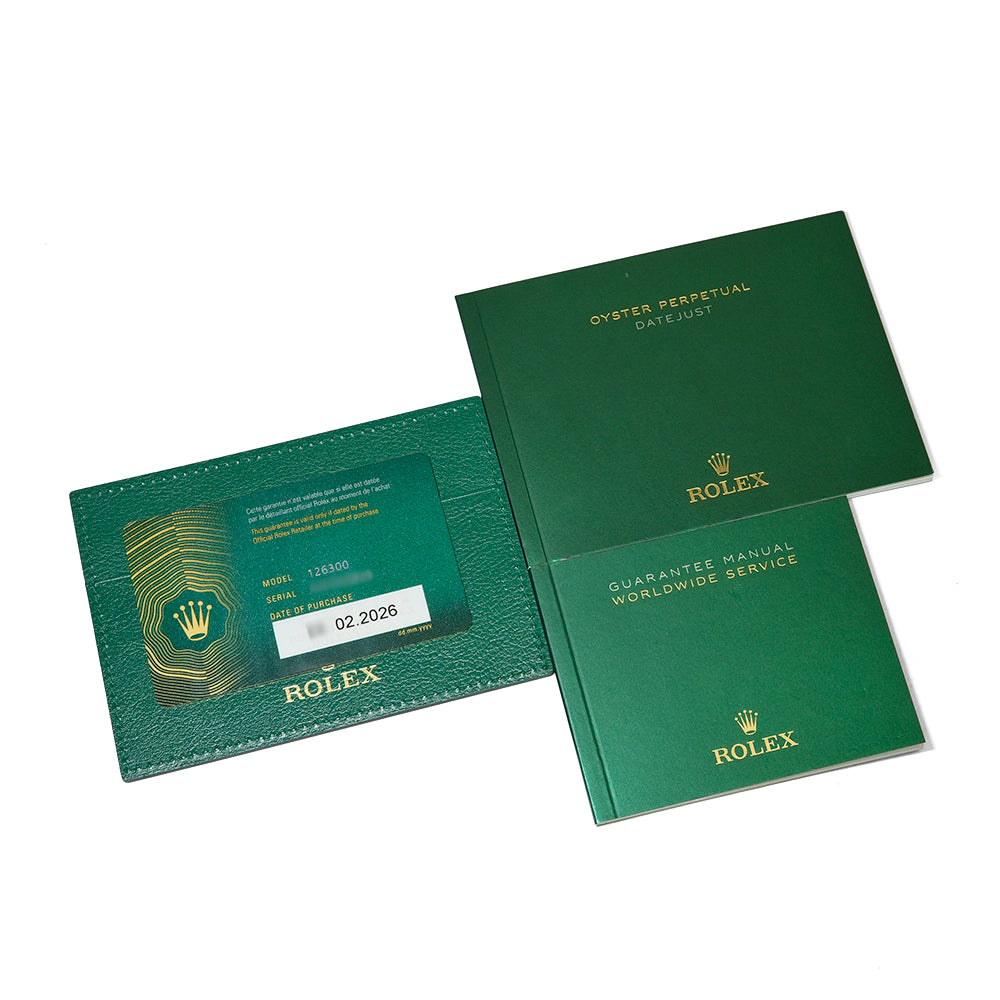 デイトジャスト 41 アズーロブルー 2026年2月保証書付き Ref.126300 中古美品 商品画像8