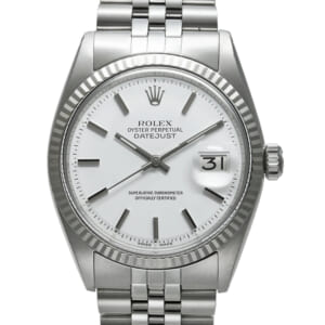 ROLEX デイトジャスト サービスダイヤル 1965年頃製造 2007年国際サービス保証書付き Ref.1601 アンティーク品